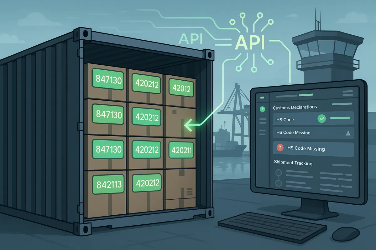 Automated HS Code API Integration: The Complete Implementation Guide for European Shippers After USPS September 2025 Mandate