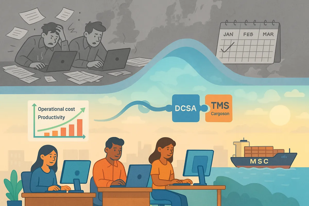 DCSA API Standards Revolution: How European Shippers Can Cut Carrier Integration Costs by 60% and Future-Proof TMS Connectivity in 2025