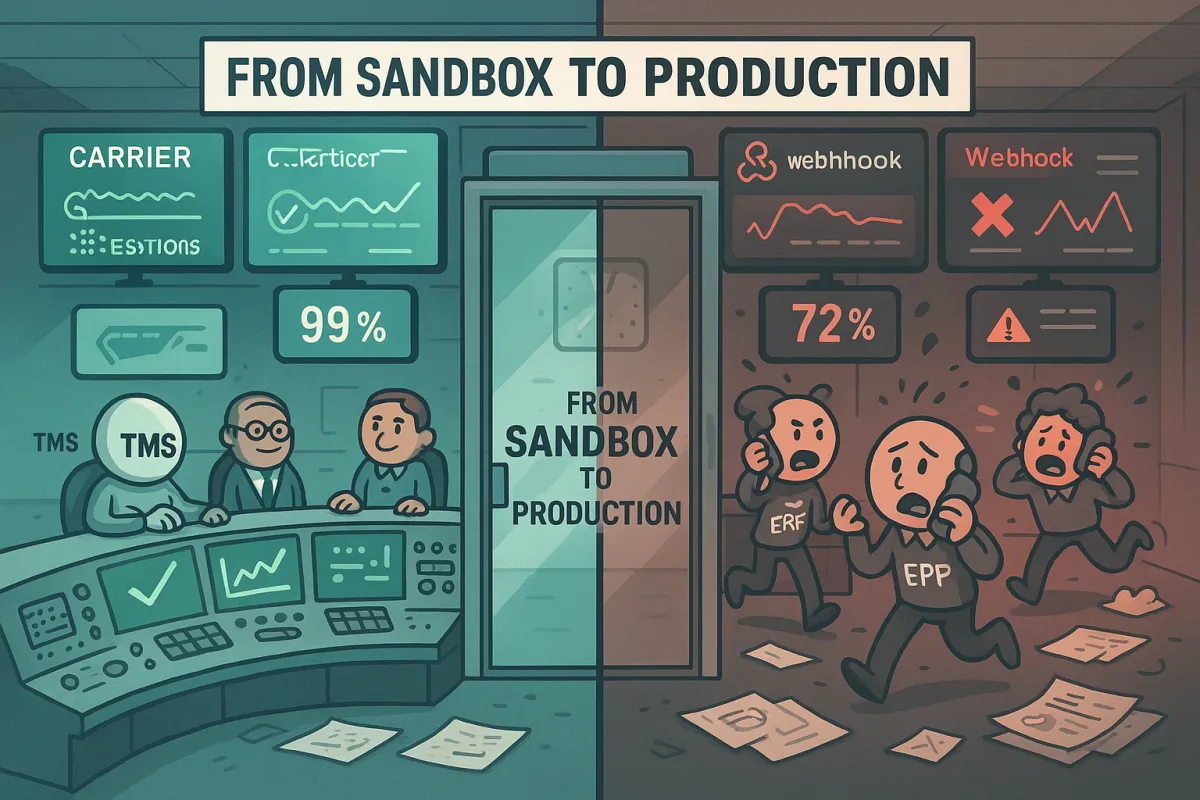 Webhook Authentication Cascade Failures in Carrier Integrations: Why 72% Fail After Sandbox Success and How European Shippers Can Build Production-Ready Authentication Systems in 2025
