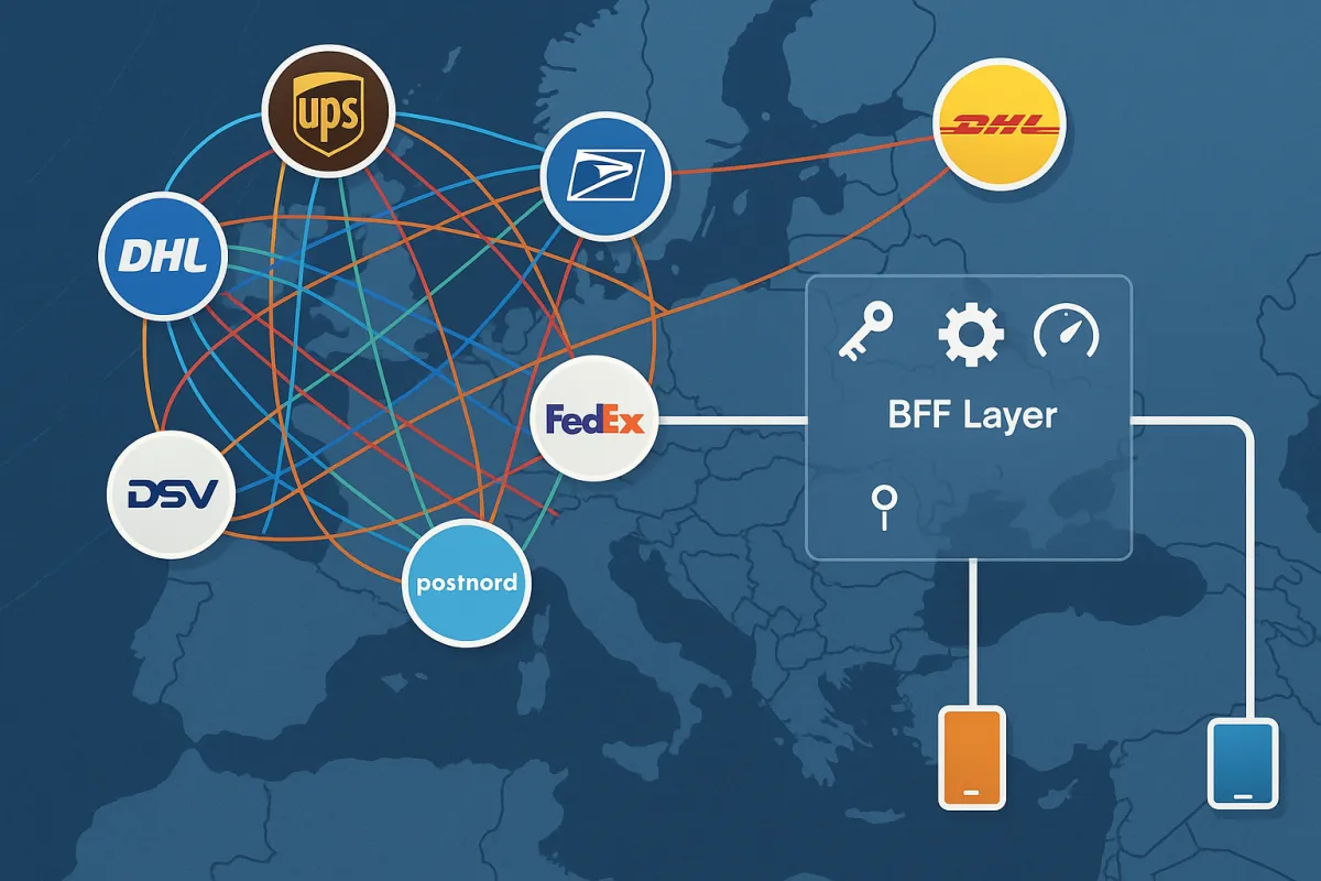 Backend-for-Frontend API Patterns for TMS: How European Shippers Can Simplify Multi-Carrier Integration Complexity and Cut Partner Onboarding Time 60% in 2026