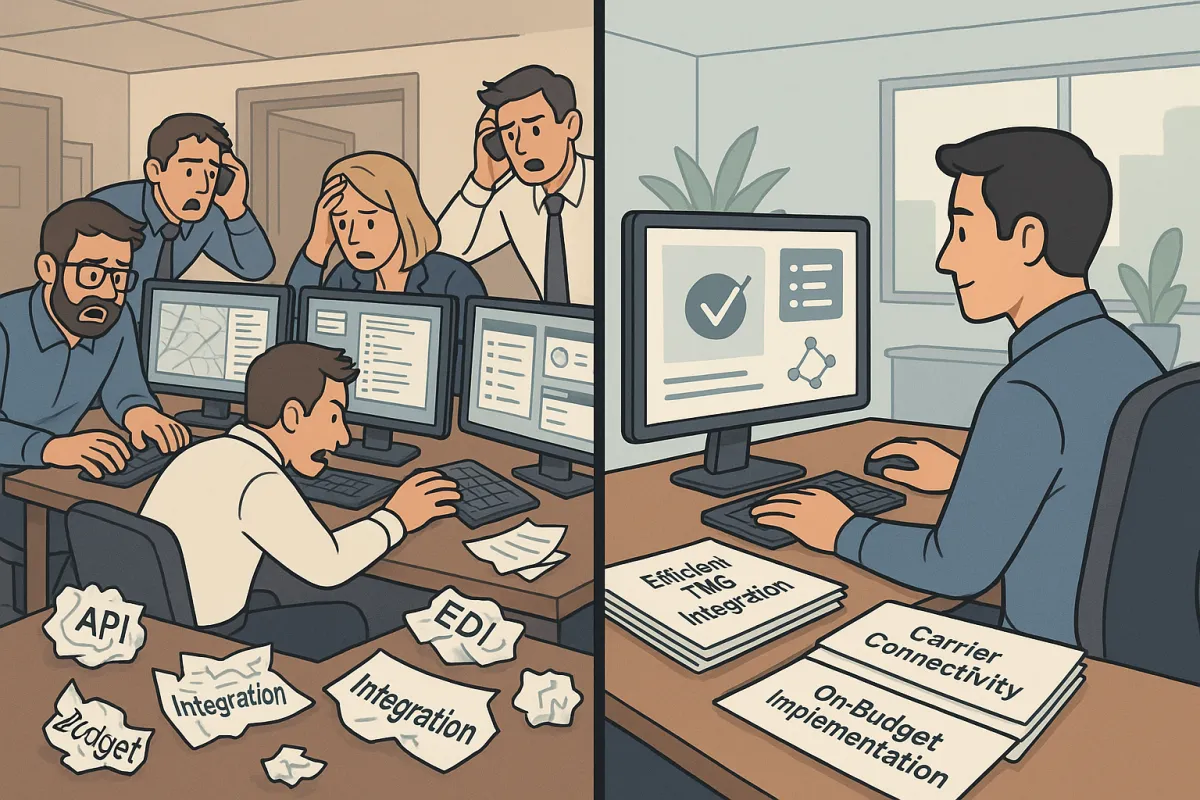 The €800K TMS Implementation Mistake: How European Shippers Can Calculate Hidden Carrier Integration Costs Before Vendor Consolidation Destroys Their Budgets