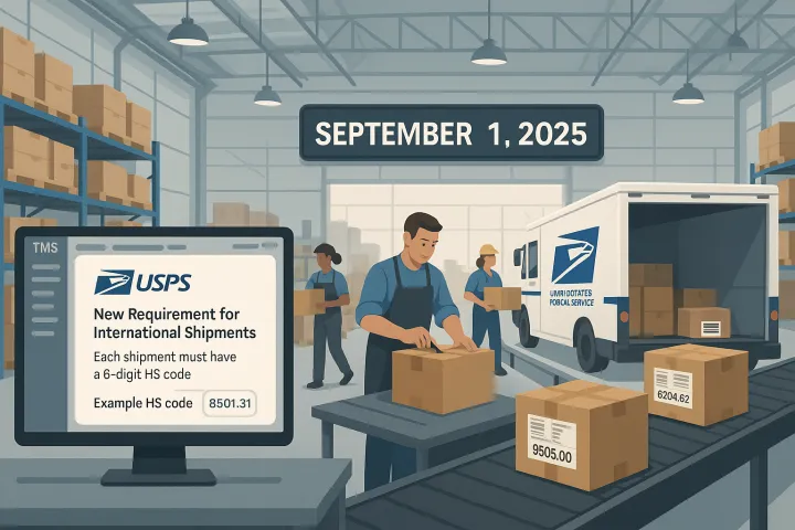 HS Code API Integration: Automating USPS Compliance for European Shippers Without Breaking Your TMS Workflow