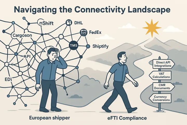 eFTI-Compliant TMS Selection Guide 2025: How European Shippers Can Avoid €800,000 Implementation Mistakes While Ensuring 2027 Regulatory Compliance