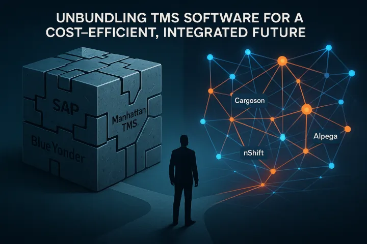 TMS Software Unbundling Revolution 2026: How European Shippers Can Build Best-of-Breed Logistics Ecosystems and Cut Integration Costs by 40% Through Strategic API Architecture