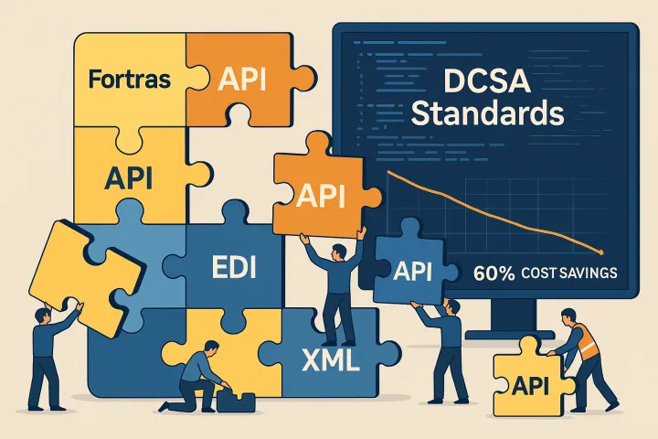 API Standardization Revolution 2026: How European Shippers Can Cut Carrier Integration Costs by 60% Using DCSA Standards and Modern TMS Architecture