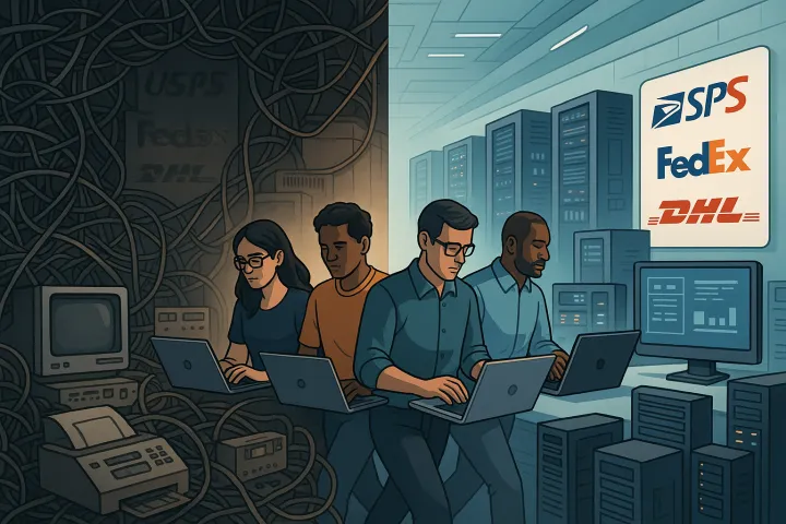 Emergency Carrier API Migration Framework 2026: How European Shippers Can Navigate USPS, FedEx, and DHL Retirement Deadlines While Building eFTI-Ready TMS Architecture Before Legacy Integrations Fail